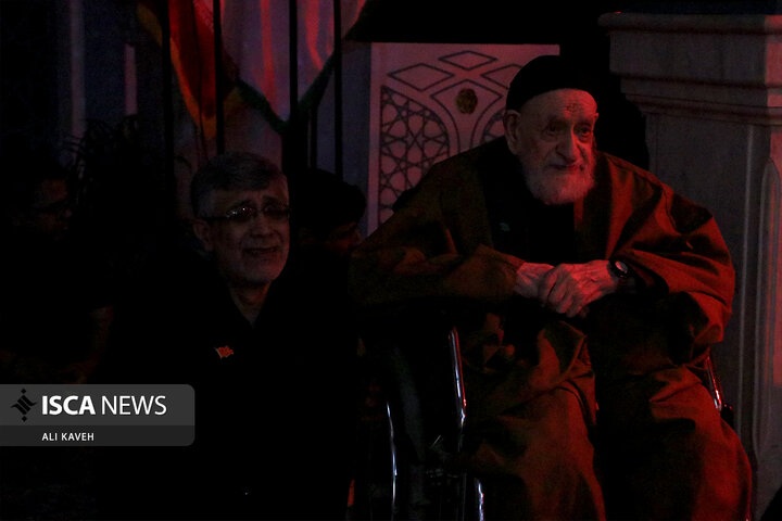 عزاداری شب تاسوعا در آستان مقدس عباس بن موسی (ع) بجنورد