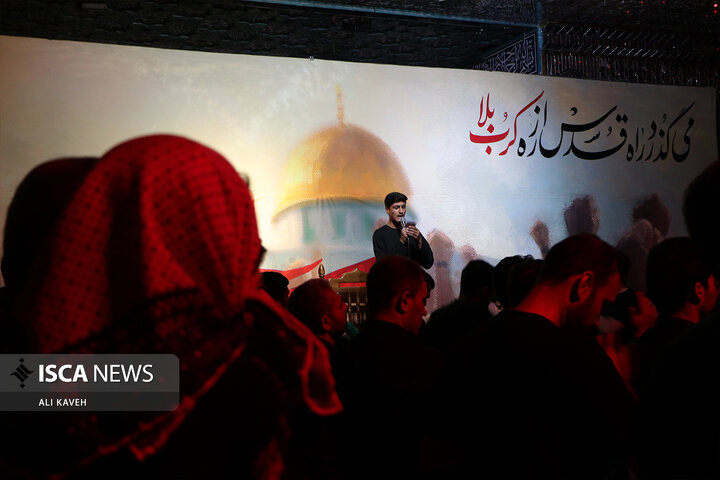 عزاداری شب تاسوعا در آستان مقدس عباس بن موسی (ع) بجنورد