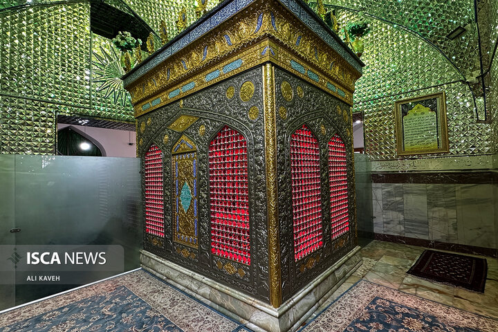 عزاداری شب تاسوعا در آستان مقدس عباس بن موسی (ع) بجنورد
