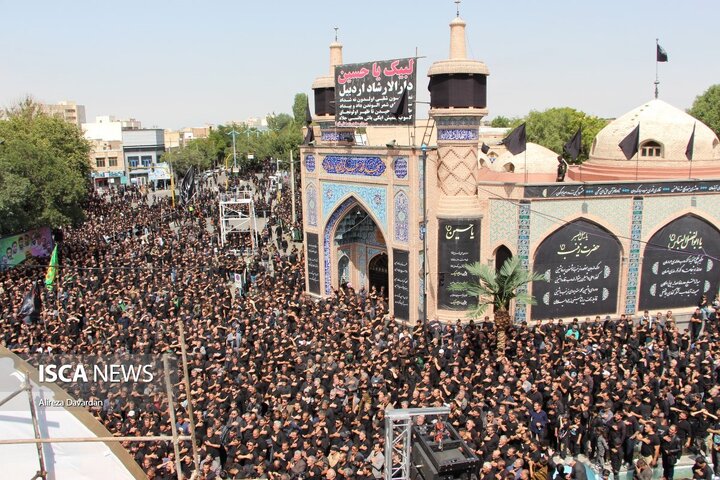 اجتماع عظیم عزاداران اردبیلی در تاسوعا