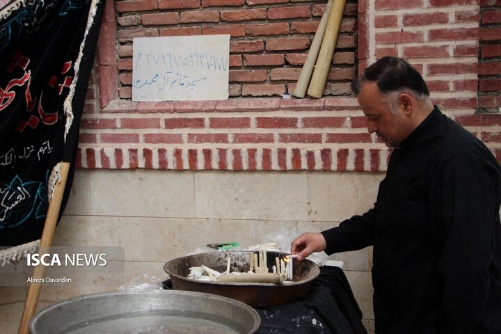 آیین مذهبی شام پایلاماغ «شمع‌گردانی» در اردبیل