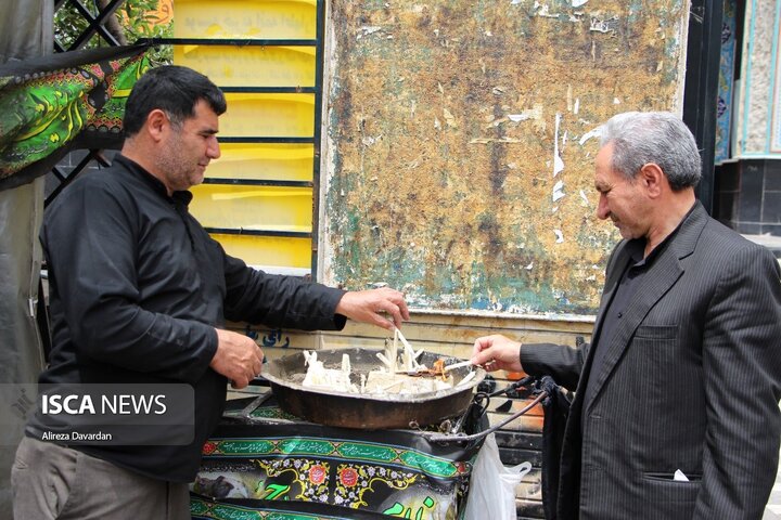آیین مذهبی شام پایلاماغ «شمع‌گردانی» در اردبیل
