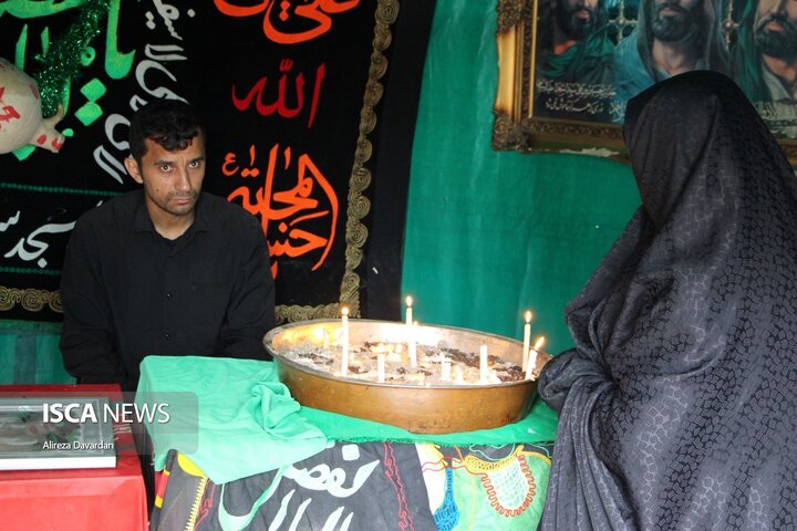 آیین مذهبی شام پایلاماغ «شمع‌گردانی» در اردبیل