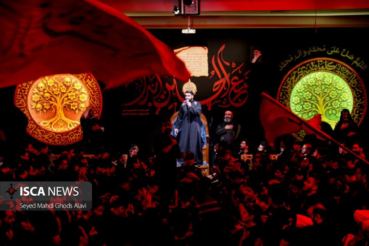 برگزاری مراسم عزاداری دهه اول محرم هیئت انصارالولایه یزد
