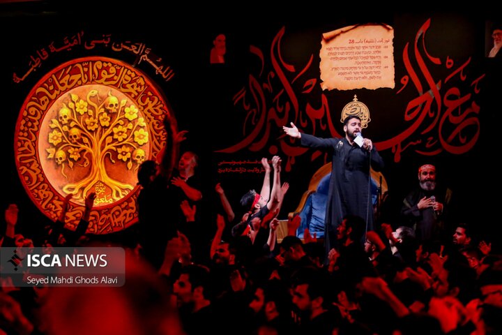 برگزاری مراسم عزاداری دهه اول محرم هیئت انصارالولایه یزد