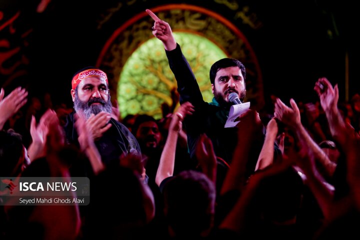 برگزاری مراسم عزاداری دهه اول محرم هیئت انصارالولایه یزد