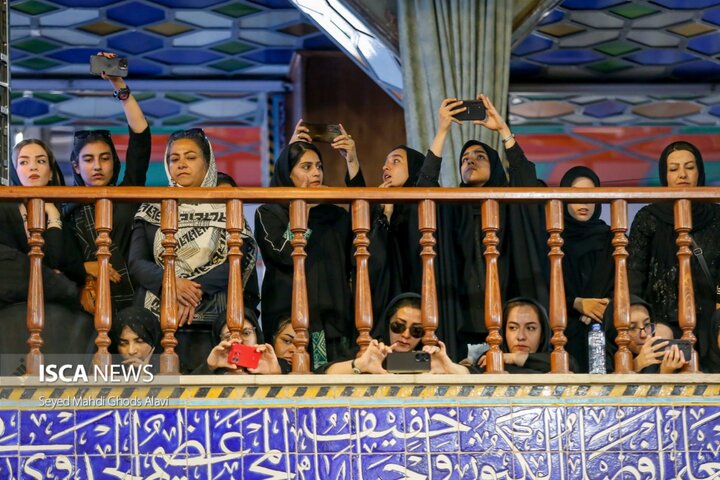 حضور پرشور هیئت آزادشهر در مراسم تاسوعای حسینی مسجد روضه محمدیه (حظیره) یزد