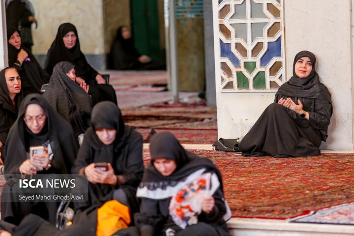 حضور پرشور هیئت آزادشهر در مراسم تاسوعای حسینی مسجد روضه محمدیه (حظیره) یزد