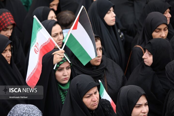 تجمع بزرگ و حماسی زینبیون اردبیل