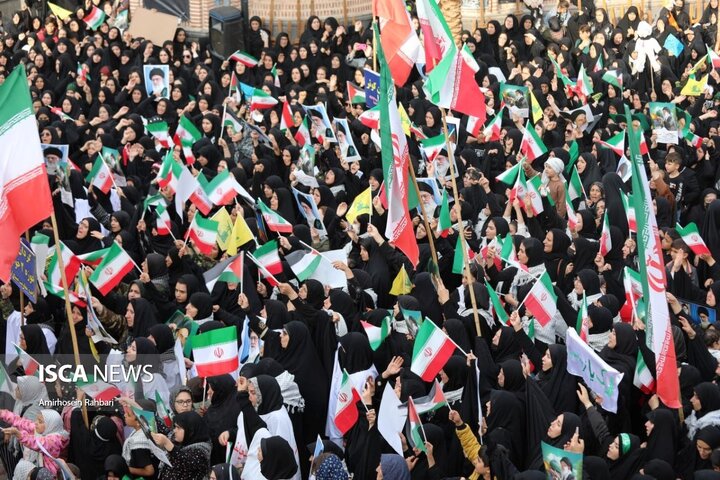 تجمع بزرگ و حماسی زینبیون اردبیل
