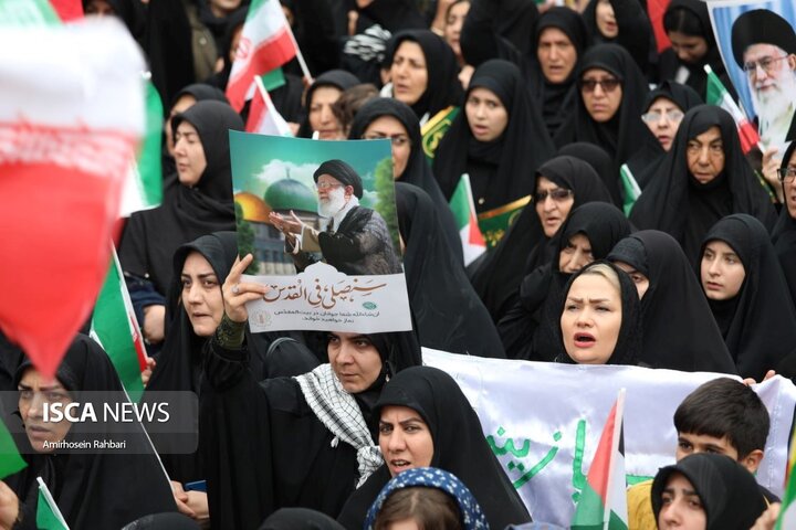 تجمع بزرگ و حماسی زینبیون اردبیل
