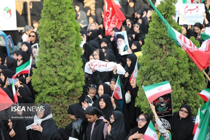 تجمع بزرگ و حماسی زینبیون اردبیل