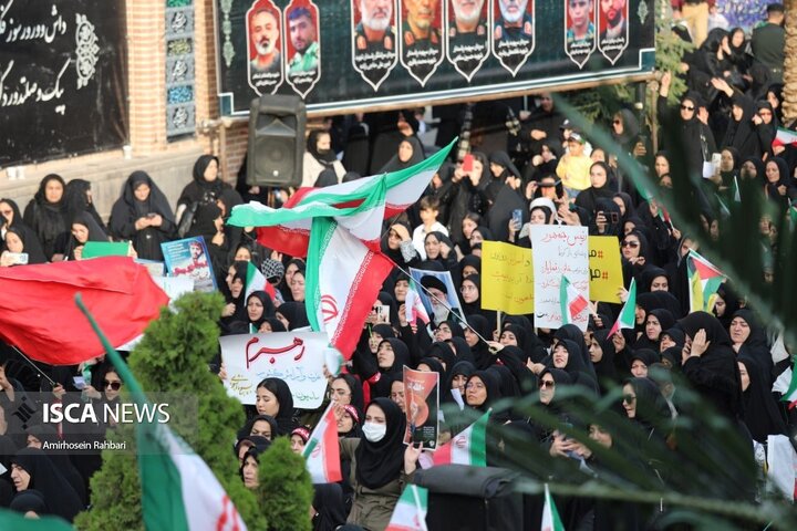 تجمع بزرگ و حماسی زینبیون اردبیل