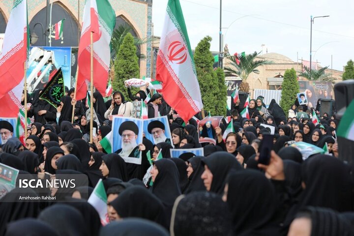 تجمع بزرگ و حماسی زینبیون اردبیل