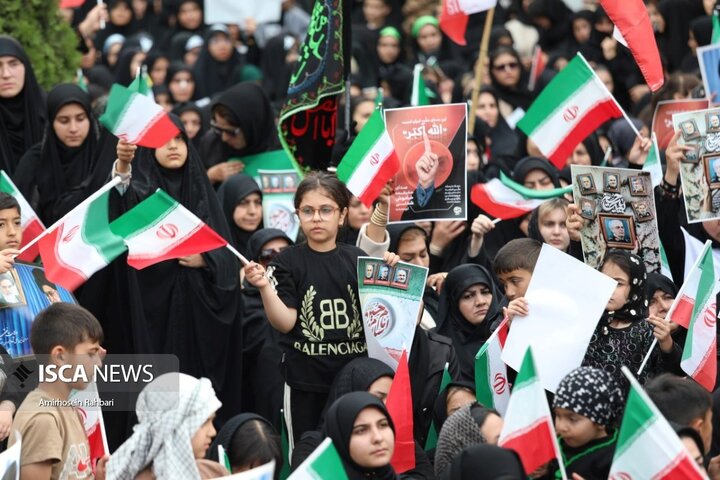 تجمع بزرگ و حماسی زینبیون اردبیل