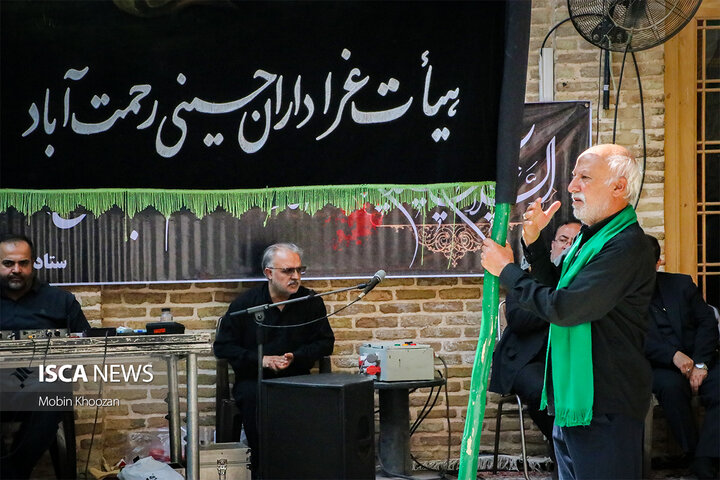 تجمع باشکوه هیئت‌های عزاداری به مناسبت سومین روز شهادت امام حسین(ع) در مسجد ملا اسماعیل یزد