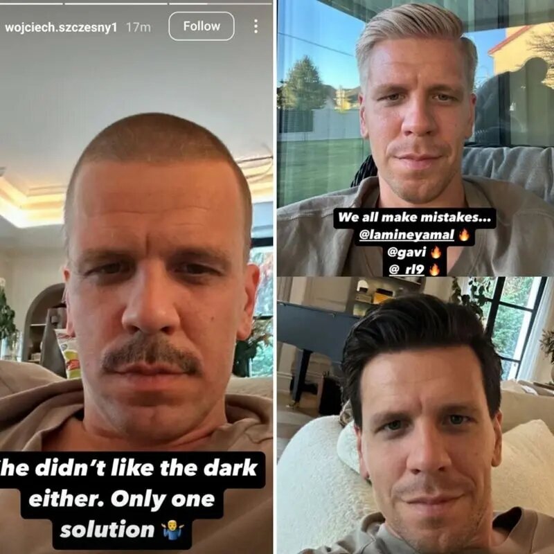 ستاره بارسلونا به خاطر همسرش کچل کرد! + عکس