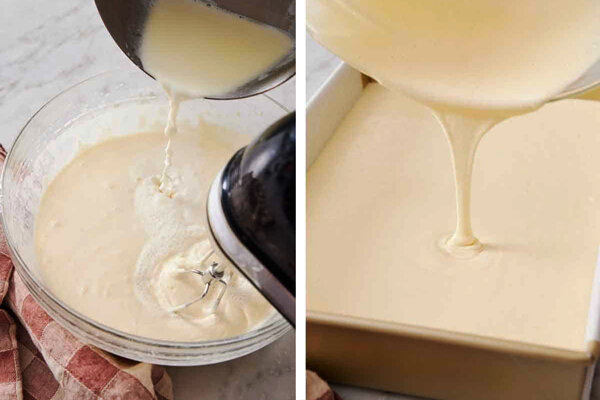 آموزش شیرینی پزی / طرز تهیه کیک شیر داغ