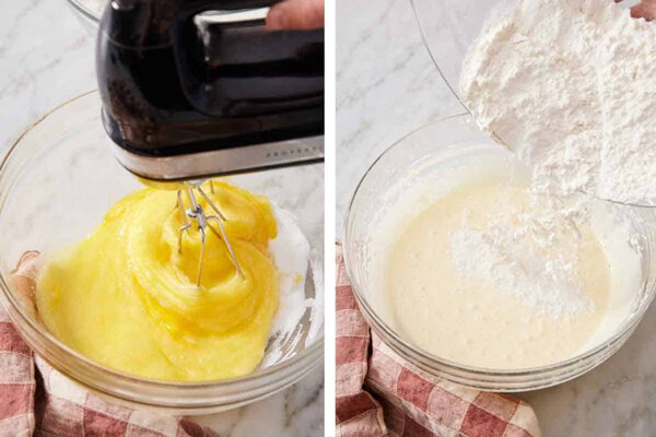 آموزش شیرینی پزی / طرز تهیه کیک شیر داغ