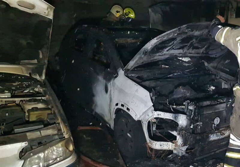 آتشسوزی در مجتمع مسکونی در خیابان پاسدار گمنام تهران + جزئیات