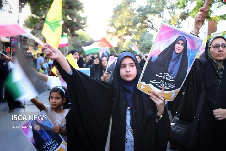 اقتدار زینبی سحر امامی در بجنورد