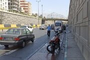 مرگ موتورسوار در اتوبان امام علی(ع) + عکس