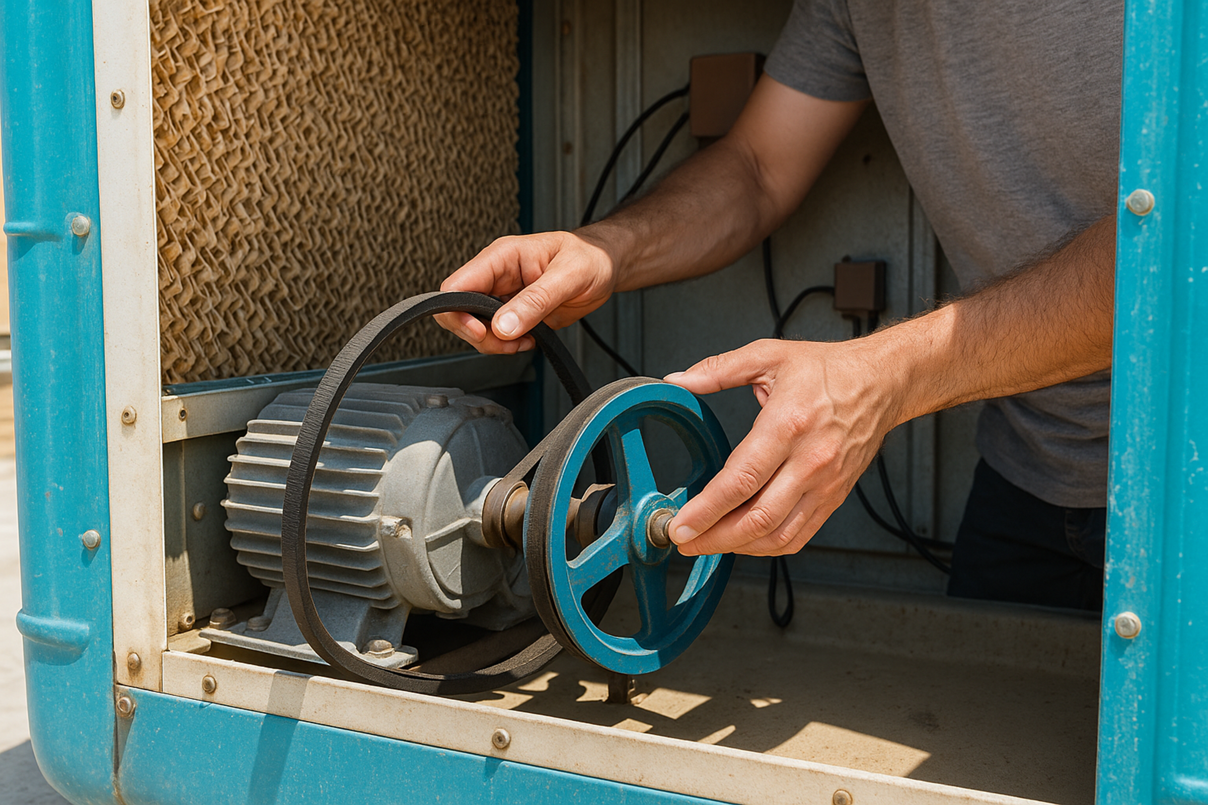 چگونه راندمان کولر آبی را تا ۴۰ درصد افزایش دهیم؟