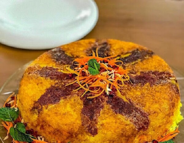 آموزش آشپزی / طرز تهیه ته چین گوشت و هویج