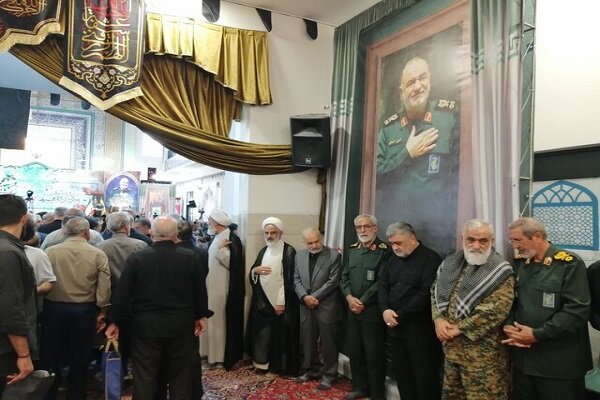 مراسم چهلمین روز شهادت سپهبد سلامی برگزار شد