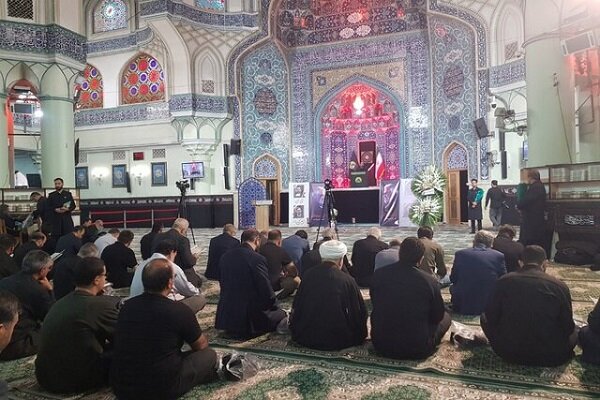 مراسم چهلم شهید طهرانچی و همسرش در حرم عبدالعظیم (ع) برگزار شد