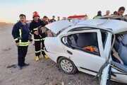 سانحه مرگبار رانندگی در سنندج با یک کشته و ۴ مصدم