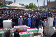 تشییع باشکوه پیکر شهدای حمله تروریستی به دادگستری زاهدان
