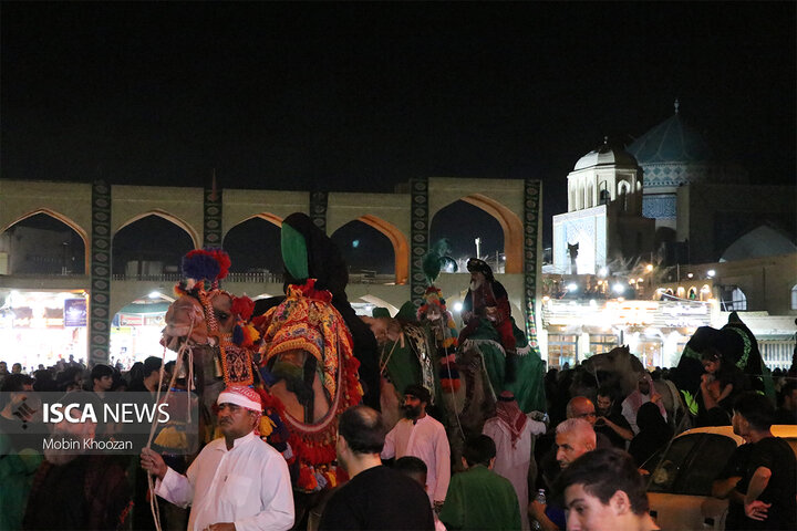 در آغار ماه صفر بازآفرینی ورود کاروان اسرای کربلا به شام در یزد