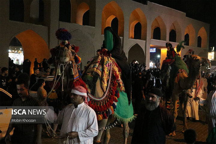 در آغار ماه صفر بازآفرینی ورود کاروان اسرای کربلا به شام در یزد