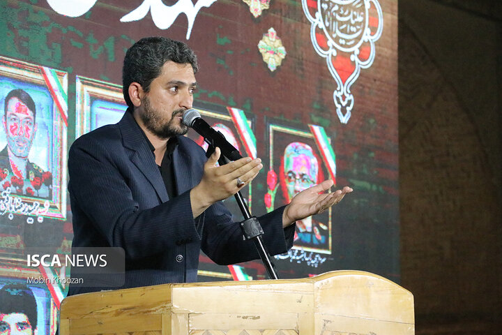 مراسم چهلم شهدای اقتدار یزد با حضور پرشور اقشار مختلف در حسینیه امیر چخماق