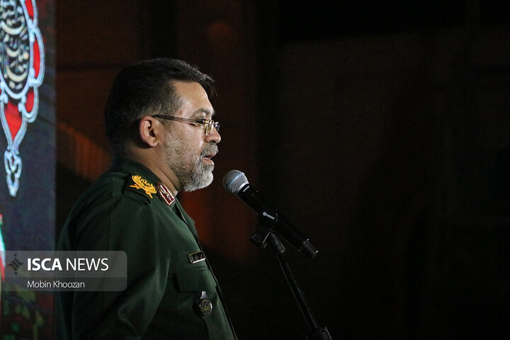 مراسم چهلم شهدای اقتدار یزد با حضور پرشور اقشار مختلف در حسینیه امیر چخماق