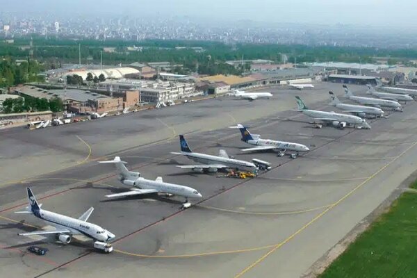 آتش‌سوزی کنترل شده در فرودگاه مشهد تا ساعاتی دیگر