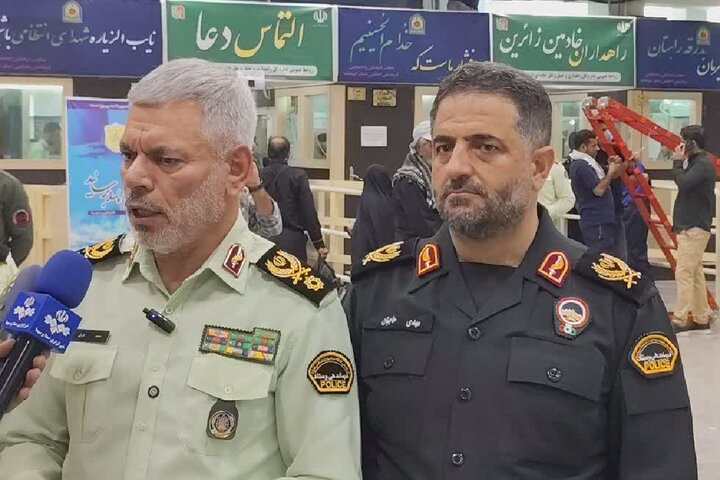 آمادگی کامل پلیس برای خدمت‌رسانی و تامین امنیت زائران