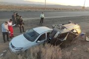 تصادف خونین در محور سمنان ـ دامغان با ۸ مصدوم