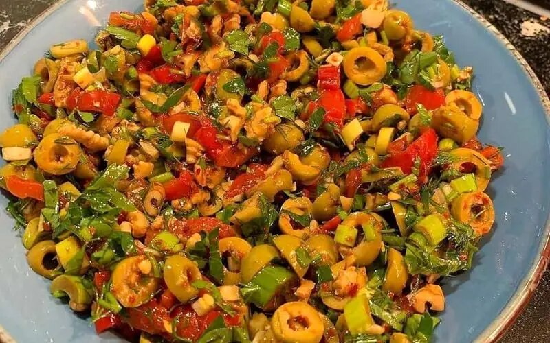 آموزش آشپزی / طرز تهیه سالاد زیتون