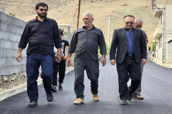 توسعه معابر روستایی باشکند در ماکو با شتاب ادامه دارد