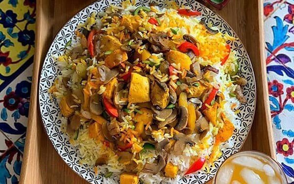 آموزش آشپزی / طرز تهیه قارچ‌پلو مجلسی