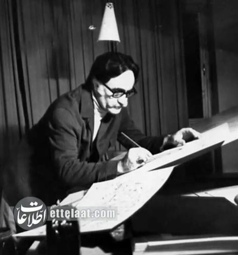 عکسهای دیده نشده از استاد محمود فرشچیان