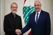 لاریجانی با رئیس‌جمهور لبنان دیدار کرد