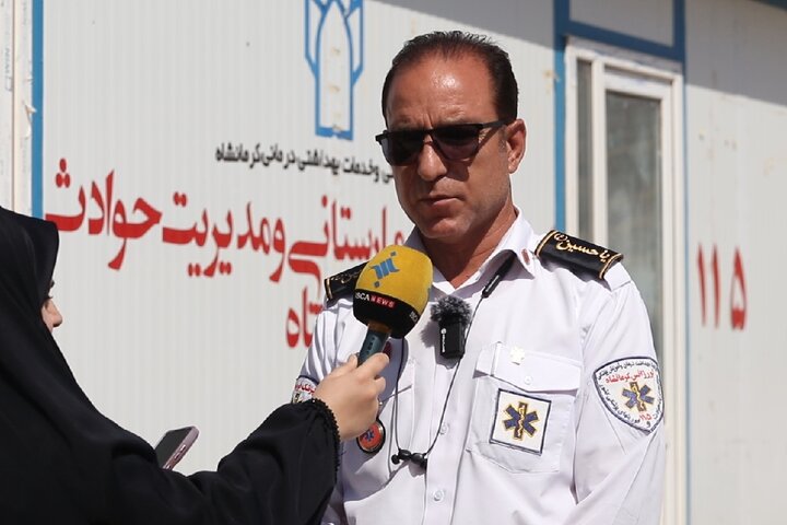 آمادگی کامل اورژانس کرمانشاه برای خدمات‌رسانی به زائران اربعین