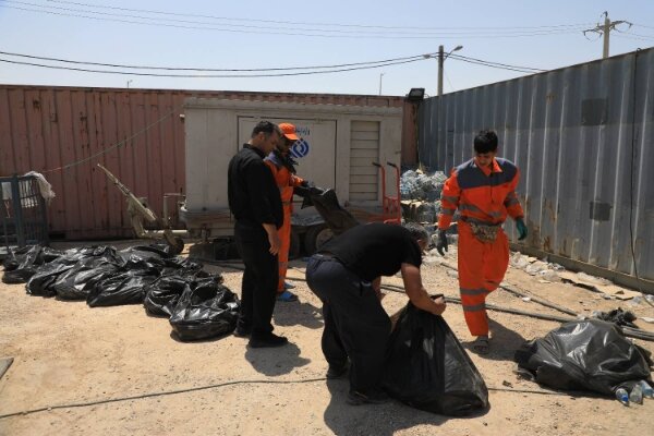 پاکسازی و جمع آوری ۵۰۰ تن پسماند در آستانه اربعین حسینی / استقبال بی وقفه زوار از خدمات پردیس چند منظوره پایانه برکت