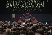 عطر کربلا در تهران؛ شور و اشک دانشجویان در حسینیه امام خمینی(ره)