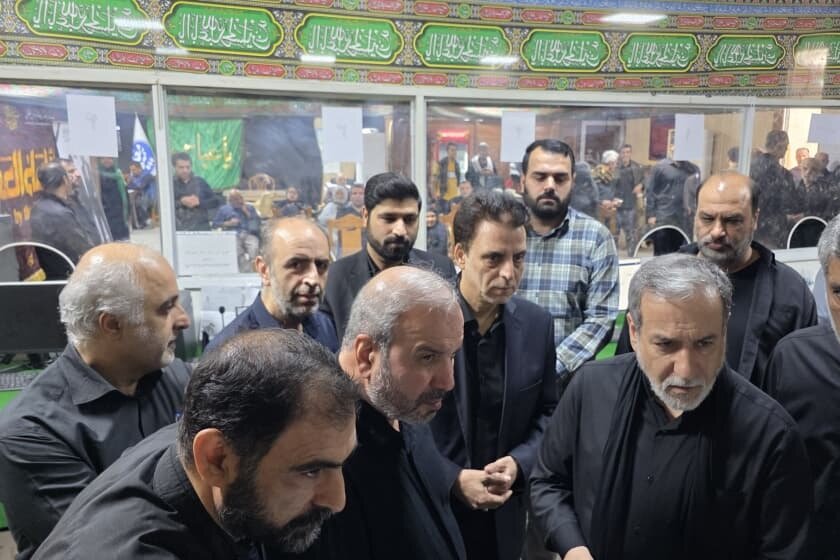بازدید عراقچی از روند خدمات رسانی به زائران اربعین + تصاویر