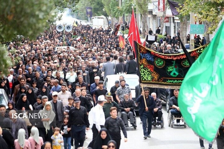 پیاده‌روی جاماندگان اربعینی حسینی در اردبیل