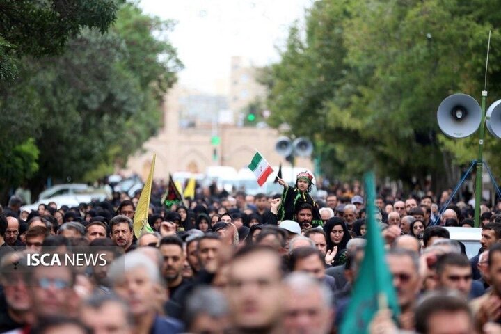 پیاده‌روی جاماندگان اربعینی حسینی در اردبیل